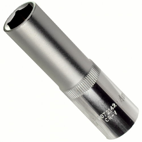 Насадка шестигранная длинная 1/2" 14мм CrV ULTRA (6072142)