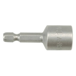 Насадка торцева 6-гр. магнітна YATO на кв. 1/4" 13х48мм CrV [20/200/600]