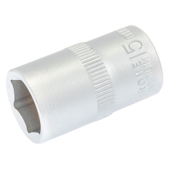 Насадка торцева 6-гранна MASTERTOOL 1/2" 15 мм CRV 78-0015
