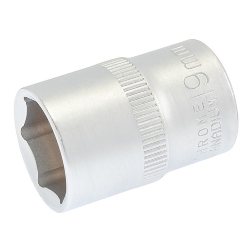 Насадка торцева 6-гранна MASTERTOOL 1/2" 19 мм CRV 78-0019