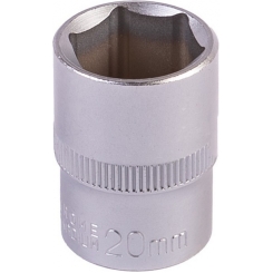 Насадка торцева 6-гранна MASTERTOOL 1/2" 20 мм CRV 78-0020