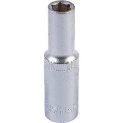 Насадка торцева 6-гранна подовжена MASTERTOOL 1/2" 11 мм CRV 78-0511