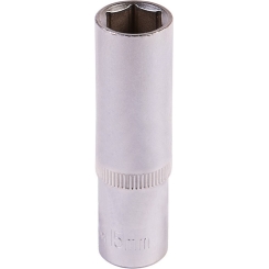 Насадка торцева 6-гранна подовжена MASTERTOOL 1/2" 15 мм CRV 78-0515