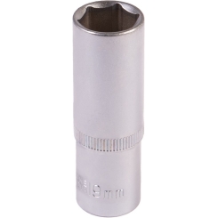 Насадка торцева 6-гранна подовжена MASTERTOOL 1/2" 19 мм CRV 78-0519