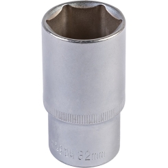 Насадка торцева 6-гранна подовжена MASTERTOOL 1/2" 32 мм CRV 78-0532