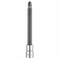 Насадка викрутка PZ3 з внутрішнім шестигранником 1/4", довга, 87 мм