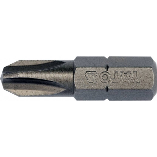 Насадка викрутка YATO: "Philips" PH3 х 25 мм. HEX 1/4". 10 (Уп/Шт.) [20/100]