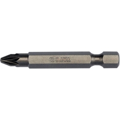 Насадка викрутка YATO: "Pozidriv" PZ2 x 50 мм. HEX 1/4". 10 (Уп/Шт.) [20/100]