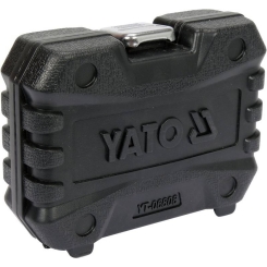 Насадки 6-гранні для гальмівних супортів авто YATO: квадр- 3/8", 1/2", 7- 22 мм, 11 шт