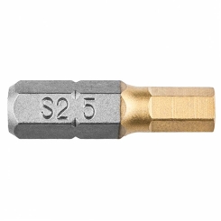 Насадки, HEX 5 x 25 мм, 2 шт.