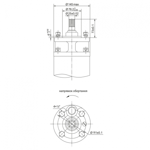 Насос відцентровий 13кВт DONGYIN 6SP17-22 (7777093)