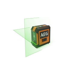 Нівелір лазерний CLG220-K AEG, зелений, t°-20 60°C, вирів.3-5хв, дальність 20м, точ.0,4мм/м, клас2