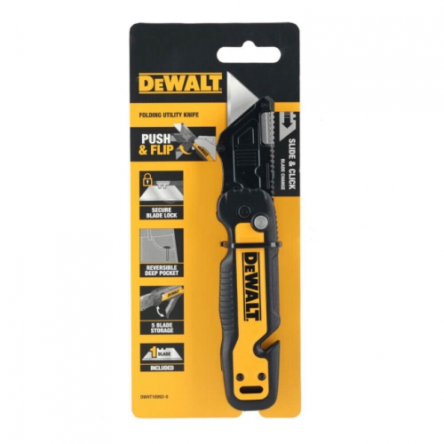 Ніж складаний з фіксованим лезом для оздоблювальних робіт DeWALT DWHT10992-0