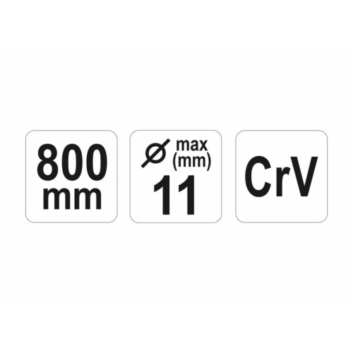 Ножиці до арматурної сітки YATO, max Ø= 11 мм, l= 800 мм