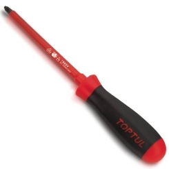 Хрестова викрутка PH1 x 100mm ізольована (1000V) TOPTUL FBEB0110