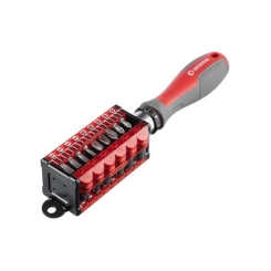 Викрутка з храповим механізмом та комплектом насадок, 31 од. INTERTOOL VT-3374