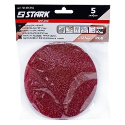 Папір шліфувальний Stark D125 мм з. 60 5 шт.
