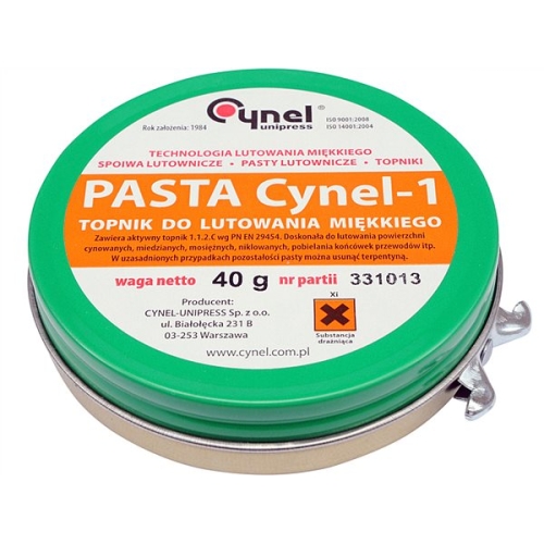 Паста для паяння "Cynel", 40 гр.