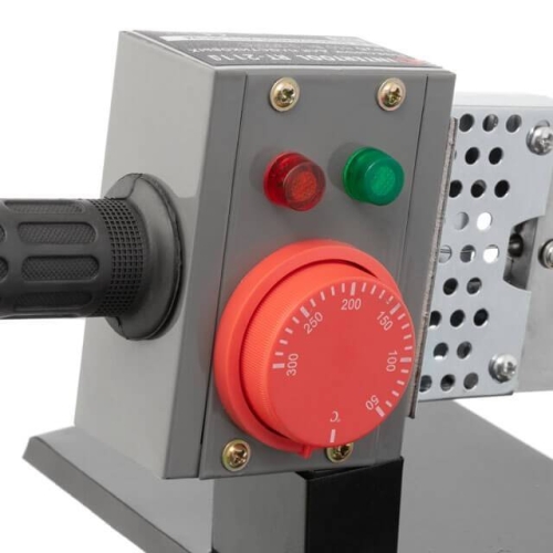 Паяльник для пластикових труб, 0,85 кВт, 0-300°C, насадки 20, 25, 32 мм, металевий кейс INTERTOOL RT-2110