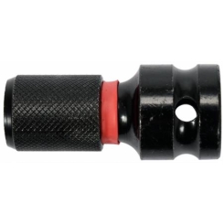 Перехідник ударний для викруткових насадок YATO із квадрата 1/2" до HEX 1/4", L=50 мм.