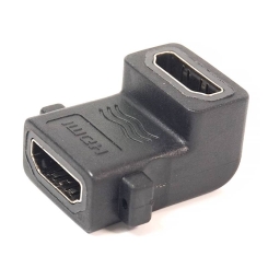 Перехідник PowerPlant HDMI AF – панельний кутовий.