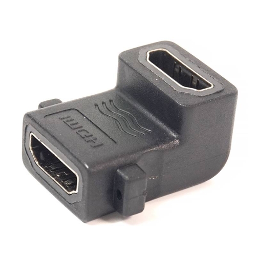 Перехідник PowerPlant HDMI AF – панельний кутовий.