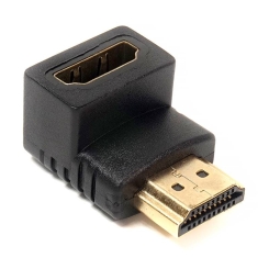 Перехідник PowerPlant HDMI AF – HDMI AM, нижній кут