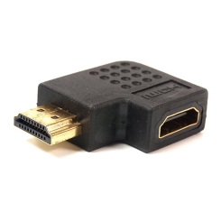 Перехідник PowerPlant HDMI AF – HDMI AM, правий кут
