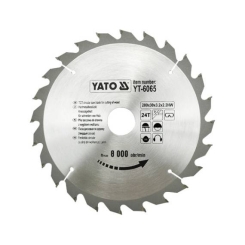 Пила дискова переможна YATO: 200х30x3,2x2,2мм I зубці 24 І RPM до 8000 1/хв [10/20]