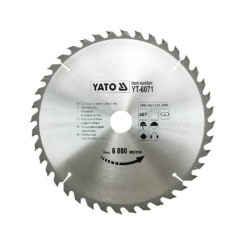 Пила дискова переможна YATO: 250х30x3,2x2,2мм I зубці 40 І RPM до 6000 1/хв [10/20]