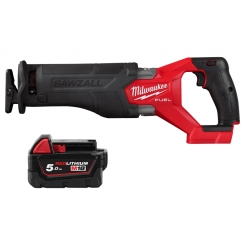 Пила шабельна акумуляторна безщіткова MILWAUKEE M18 FSZ-0 (каркас) + M18 B5 подарунок