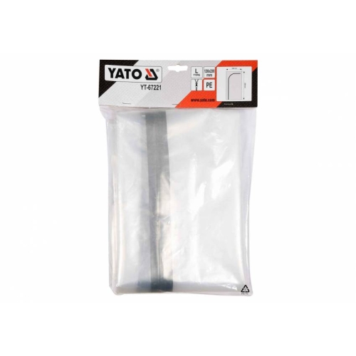 Плівка пилезахисна для дверних і віконних отворів YATO 220 х 120 см тип "L" отвір- 180 х 90 см