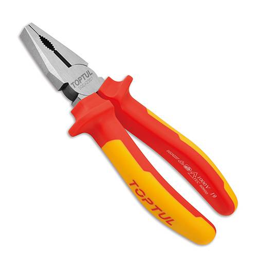 Плоскогубці 7" 1000V VDE (chrome molybdenum) TOPTUL DGCA2207