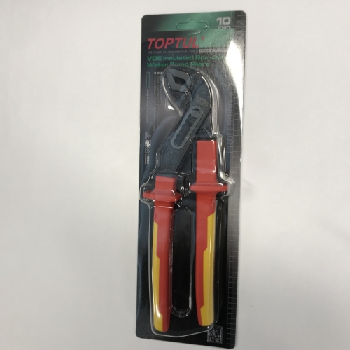 Плоскогубці переставні 10" 1000V VDE (chrome molybdenum) TOPTUL DGCE2210