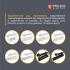 Подовжувач TECCO 3 поста без заземлення 3м (2 * 0.75) чорний 1шт/уп