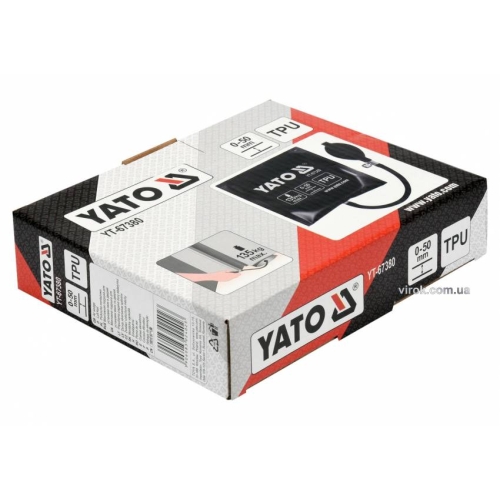 Подушка монтажна, надувна YATO для навантаження - 135 кг, висоти 2-50 мм, габарити - 150 х 160 мм