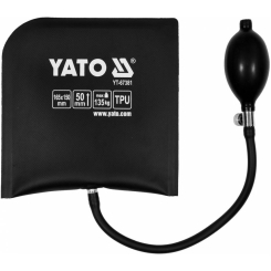 Подушка монтажна, надувна YATO, навантаження 135 кг, висоти 50 мм, 165 х 150 мм