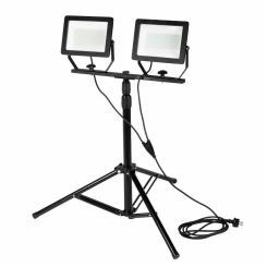 Подвійний прожектор 2x100W SMD LED 2 x 8500lm на штативі 1,8 м