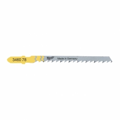 Полотна для лобзика T244D MILWAUKEE, 75мм, (5шт)