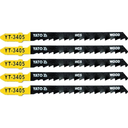 Полотно для електролобзика YATO, 6TPI, l=100мм, набір 5пр [50/250]