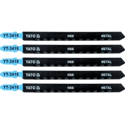 Полотно для електролобзика YATO, 21TPI, l=130мм, набір 5ін. [25/250]