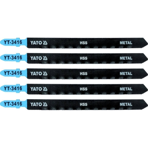Полотно для електролобзика YATO, 21TPI, l=130мм, набір 5ін. [25/250]