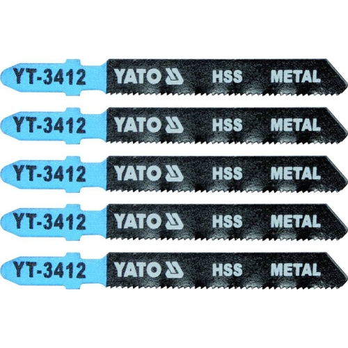 Полотно для електролобзика YATO, 21TPI, l=75мм, набір 5шт. [25/250]