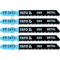 Полотно для електролобзика (метал), YATO, l=75мм, 12TPI, набір 5ін. [25/250]