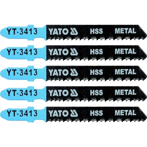 Полотно для електролобзика (метал), YATO, l=75мм, 12TPI, набір 5ін. [25/250]