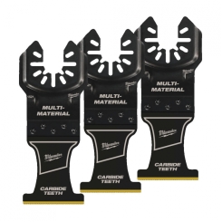 Полотно для мультітула Bi-Metal Carbide OPEN-LOK™ MILWAUKEE, 35х38мм, (3шт), (мультіматеріал)