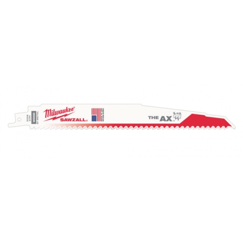 Полотно для шабельних пил AX FANG TIP MILWAUKEE, 230/5,0мм, (5шт), (деревина з цвяхами)