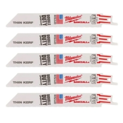 Полотно для шабельних пил THIN KERF MILWAUKEE, 150х1,0мм, (5шт), (метал)