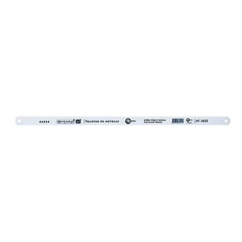 Полотно ножівкове по металу, 300×12,5×0,62, 24T, 65Mn High Carbon INTERTOOL HT-3022