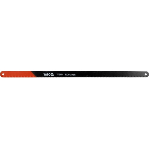 Полотно по металу YATO, 24 с/1", l=300 мм, h=12 мм, 5 шт [10/200]